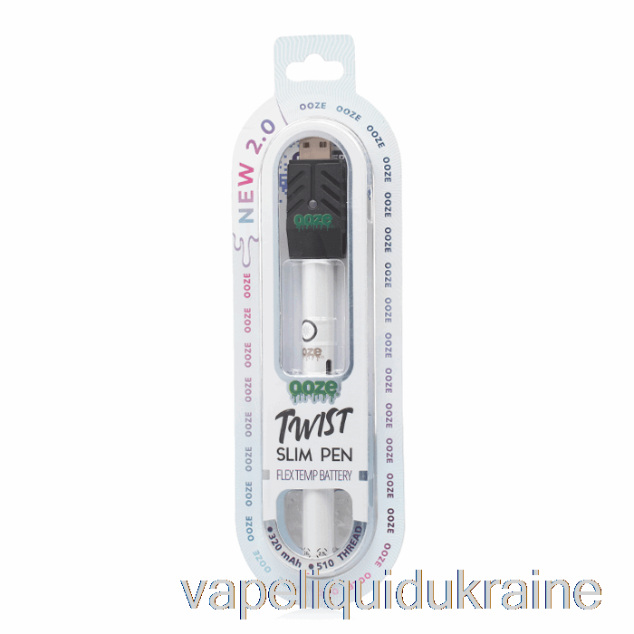 Vape Ukraine Ooze Slim Twist Pen 2.0 Flex Temp Battery Polar Pearl